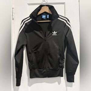 Adidas Black and White Track Jacket